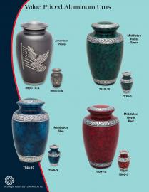 Aluminum Urns and Tokens